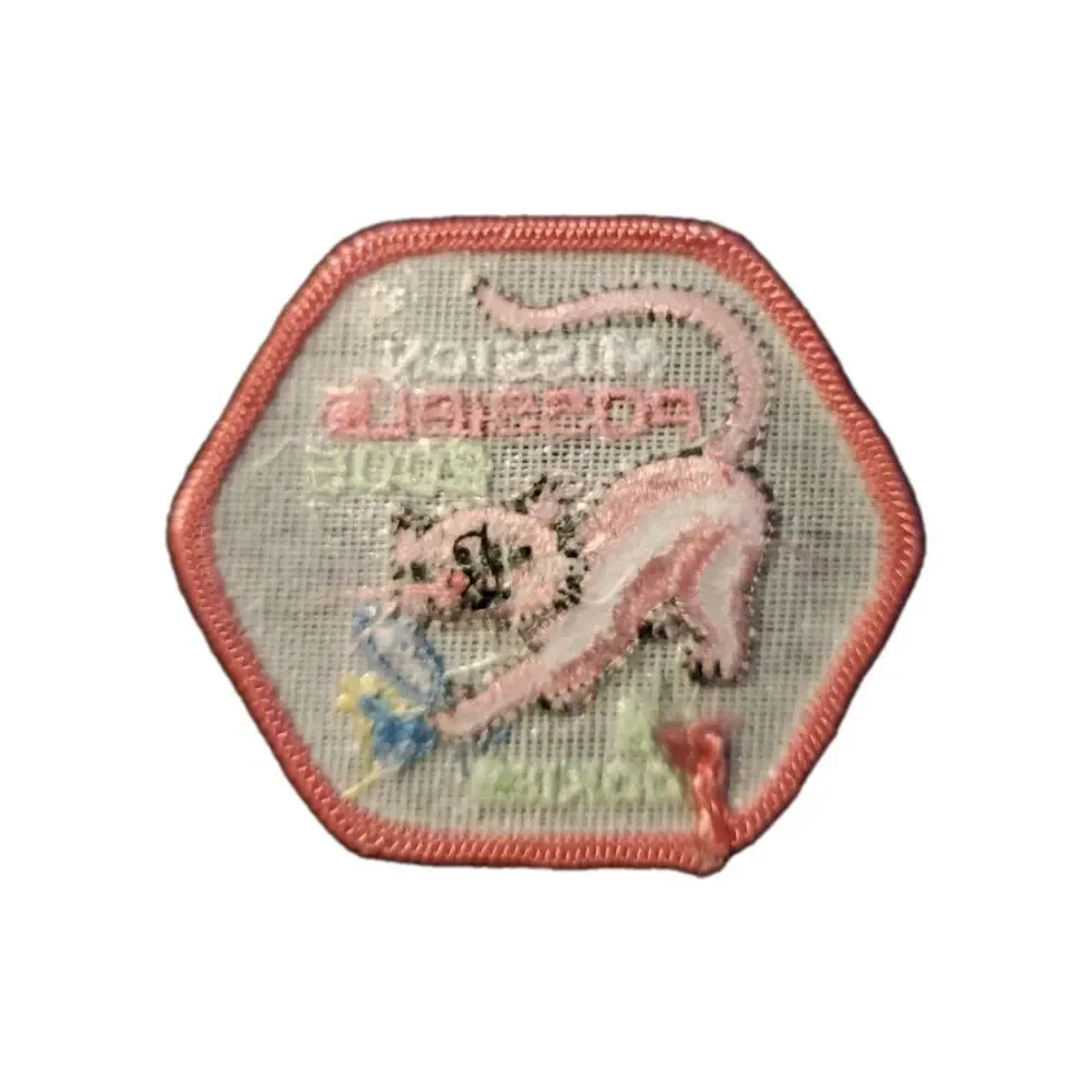 Girl Scout Cookies Mission Impossible 2005 Patch Cat Sew On Badge